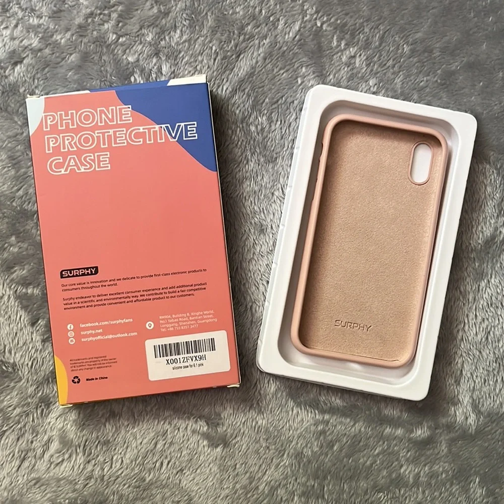 Surphy iPhone XR Silicone Case in Pink - Picture 2 of 7